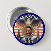 Gregory Floyd für NYC Bürgermeister 2013 Button (Vorne & Hinten)