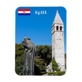 Gregory of Nin statue in Split - Dalmatien, Kroati Magnet (Vertikal)