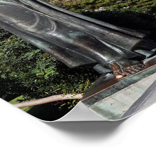 Gregory of Nin statue in Split - Dalmatien, Kroati Poster (Ecke)