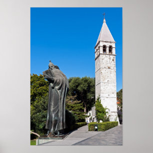 Gregory of Nin statue in Split - Dalmatien, Kroati Poster
