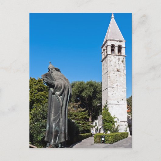Gregory of Nin statue in Split - Dalmatien, Kroati Postkarte (Vorderseite)