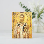 Gregory of Nyssa Orthodox Icon Postkarte (Stehend Vorderseite)