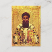 Gregory Palamas Orthodoxe Christliche Gebetskarte Platzkarte (Vorderseite)