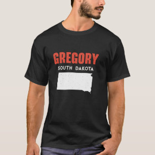 Gregory South Dakota USA Staat America Travel Sout T-Shirt
