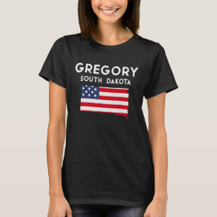 Gregory South Dakota USA Staat America Travel Sout T-Shirt