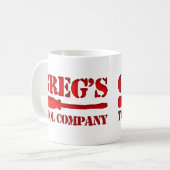 Gregs Tool Company Kaffeetasse (Vorderseite Links)