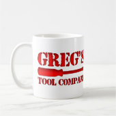 Gregs Tool Company Kaffeetasse (Links)