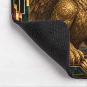 Greif, Art Deco Mythisch Mousepad (Ecke)