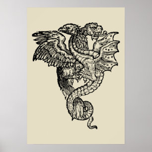 Greif & Drache Poster