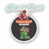 Greif es. Rippen Sie es. Aufkleber (Vorderseite)