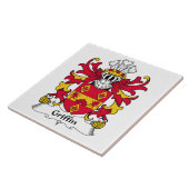 Greif-Familienwappen Fliese (Seite)