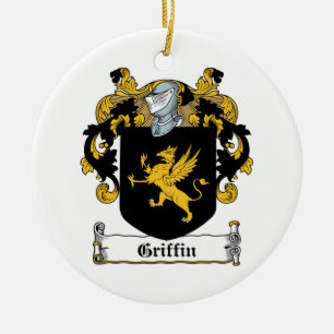 Greif-Familienwappen Keramikornament