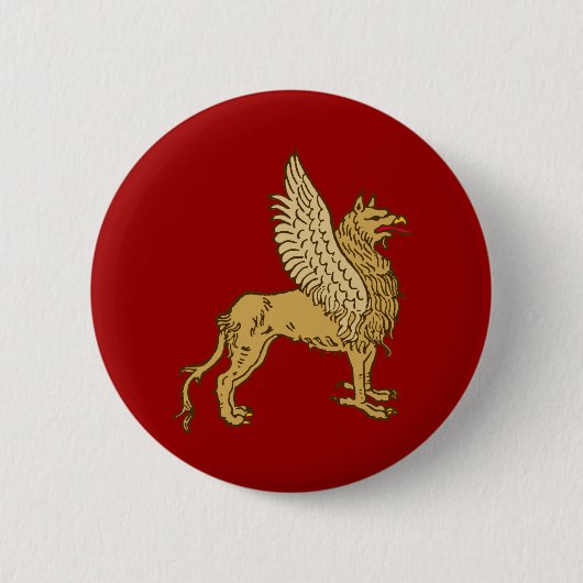 Greif griffin gryphon button (Vorderseite)