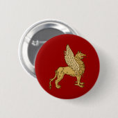 Greif griffin gryphon button (Vorne & Hinten)