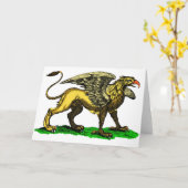 Greif-Gruß-Karte Karte (Gelbe Blume)