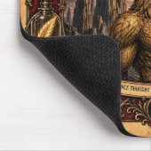 Greif, Vintage-Circus-Monster Mousepad (Ecke)