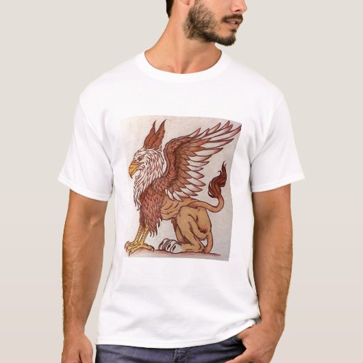 Greif-Zeichnen T-Shirt (Vorderseite)