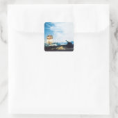 Greifbare Ereignisoperation - Knothole-Atomtest Quadratischer Aufkleber (Tasche)