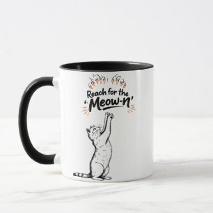 Greife nach dem Miaa-n Tasse