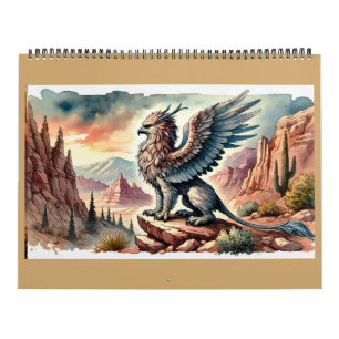 Greifen, Drachen und desolate Landschaften Kalender