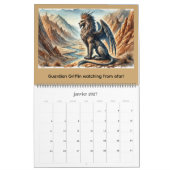 Greifen, Drachen und desolate Landschaften Kalender (Jan 2027)