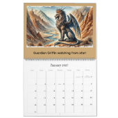 Greifen, Drachen und desolate Landschaften Kalender (Jan 2027)