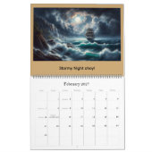 Greifen, Drachen und desolate Landschaften Kalender (Feb 2027)