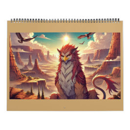 Greifen, Drachen und desolate Landschaften Kalender