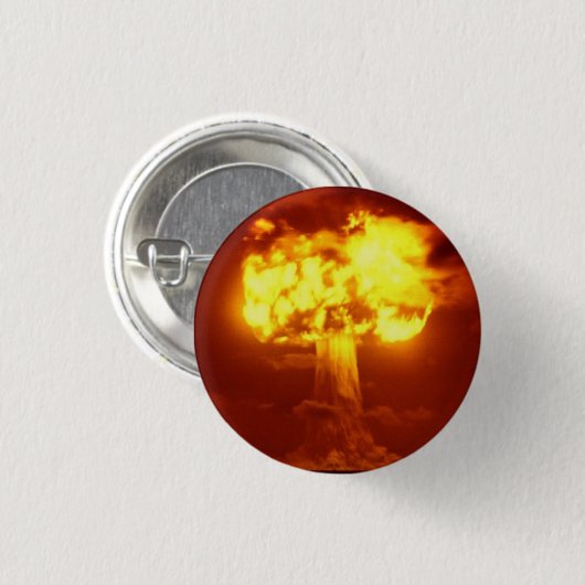 Greifen Sie es mit Kernwaffen an! Button (Vorne & Hinten)