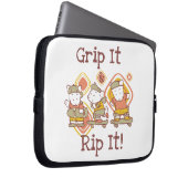 Greifen Sie es und zerreißen Sie es Skateboarding Laptopschutzhülle (Vorne Rechts)