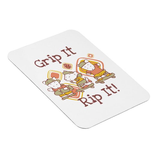 Greifen Sie es und zerreißen Sie es Skateboarding Magnet (Rechte Seite)