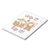 Greifen Sie es und zerreißen Sie es Skateboarding Notizblock (Rotiert)