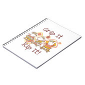 Greifen Sie es und zerreißen Sie es Skateboarding Notizblock (Linke Seite)