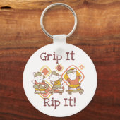 Greifen Sie es und zerreißen Sie es Skateboarding Schlüsselanhänger (Vorderseite)