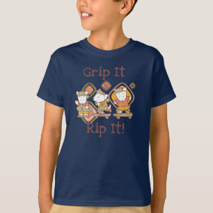 Greifen Sie es und zerreißen Sie es Skateboarding T-Shirt