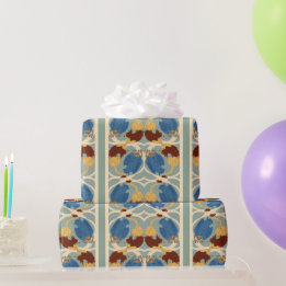 Greifen und Harpyien eines Schlages Geschenkpapier