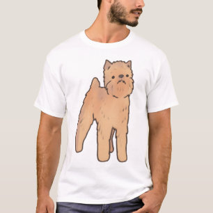 Greifen von Brüssel Hund Delight � Süße Tier Art T-Shirt
