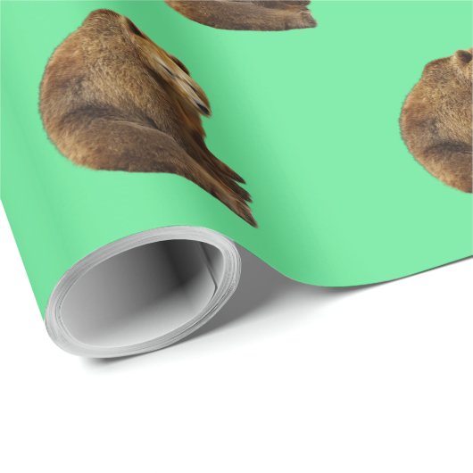 GREIFENDES BÄRCHENPAPIER GESCHENKPAPIER (Rolleneckpunkt)