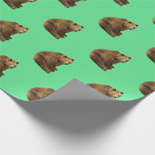 GREIFENDES BÄRCHENPAPIER GESCHENKPAPIER (Ecke)