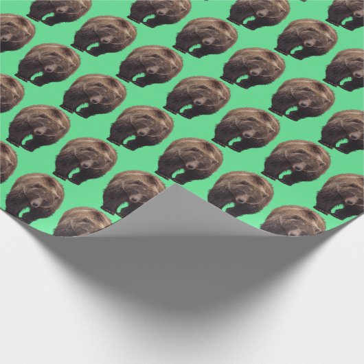 GREIFENDES BÄRCHENPAPIER GESCHENKPAPIER (Ecke)