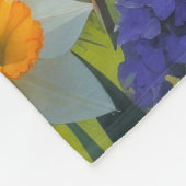 Greifgesichtsblumen aus Griffon-Frühlingsblumen Fleecedecke (Ecke)