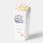 Greifkästen aus niedlichem Hasen und Silbermond Geschenkschachtel (Geplatzt)