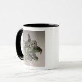 Greifkopf, Fragment eines Kesselzubehörs, f Tasse (Vorderseite Links)