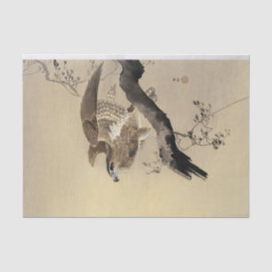 Greifvogel Bird Of Prey Kunst Vintage Seidenpapier