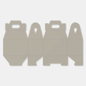 Greige Geschenkschachtel (Ungeklappt)