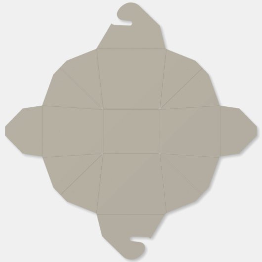 Greige Geschenkschachtel (Ungefaltet)