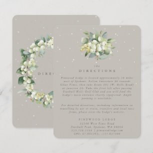 Greige Snowberry+Eucalyptus Bouquet Richtung Begleitkarte