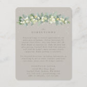 Greige Snowberry+Eukalyptus Garland Richtung Begleitkarte (Vorderseite)