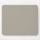 Greige Solid Color Anpassen Mousepad (Vorne)