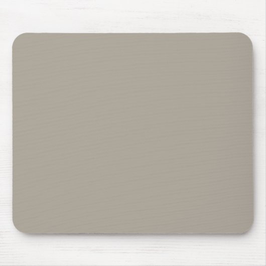 Greige Solid Color Anpassen Mousepad (Vorne)
